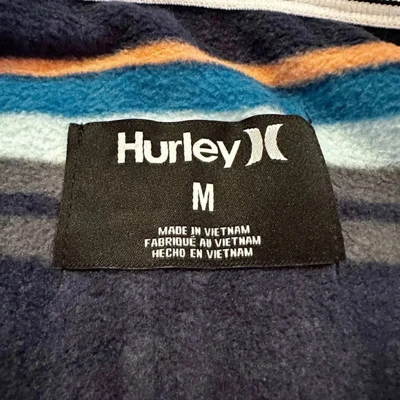 Hurley | Boys’ Hooded Polar Fleece Jacket in Obsidian (M) - Picture 7 of 9